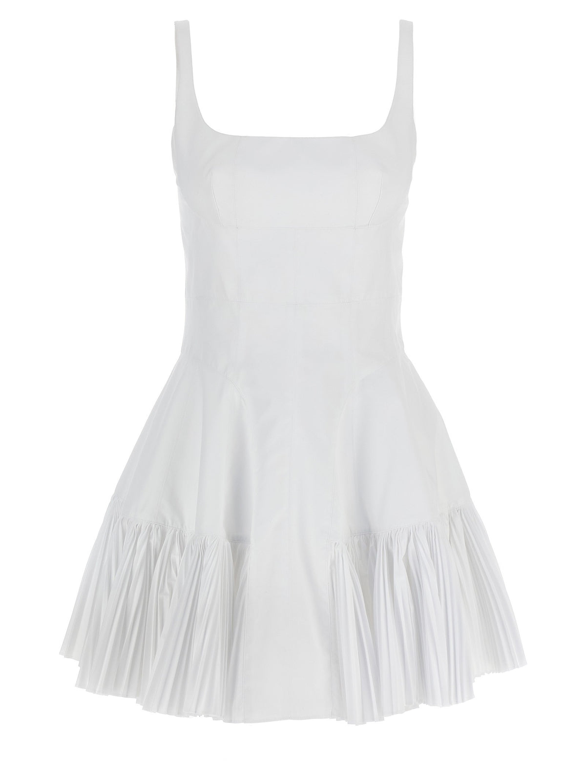 Giovanni Bedin Pleated Dress White