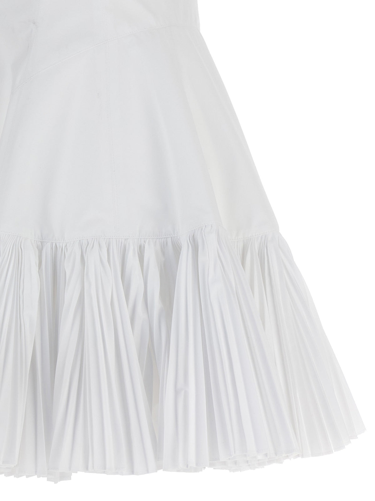 Giovanni Bedin Pleated Dress White