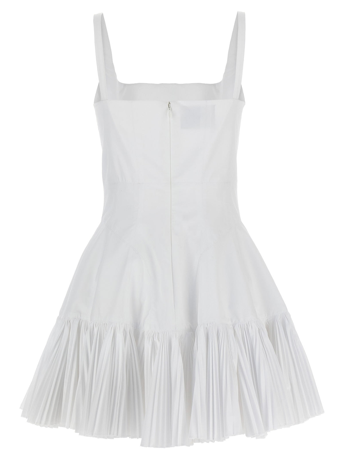 Giovanni Bedin Pleated Dress White