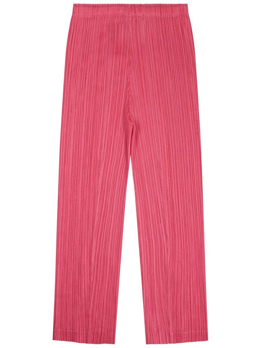 Pleats Please Issey Miyake Women's Pleated Pants Blue