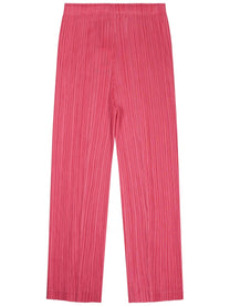 Pleats Please Issey Miyake Women's Pleated Pants Blue