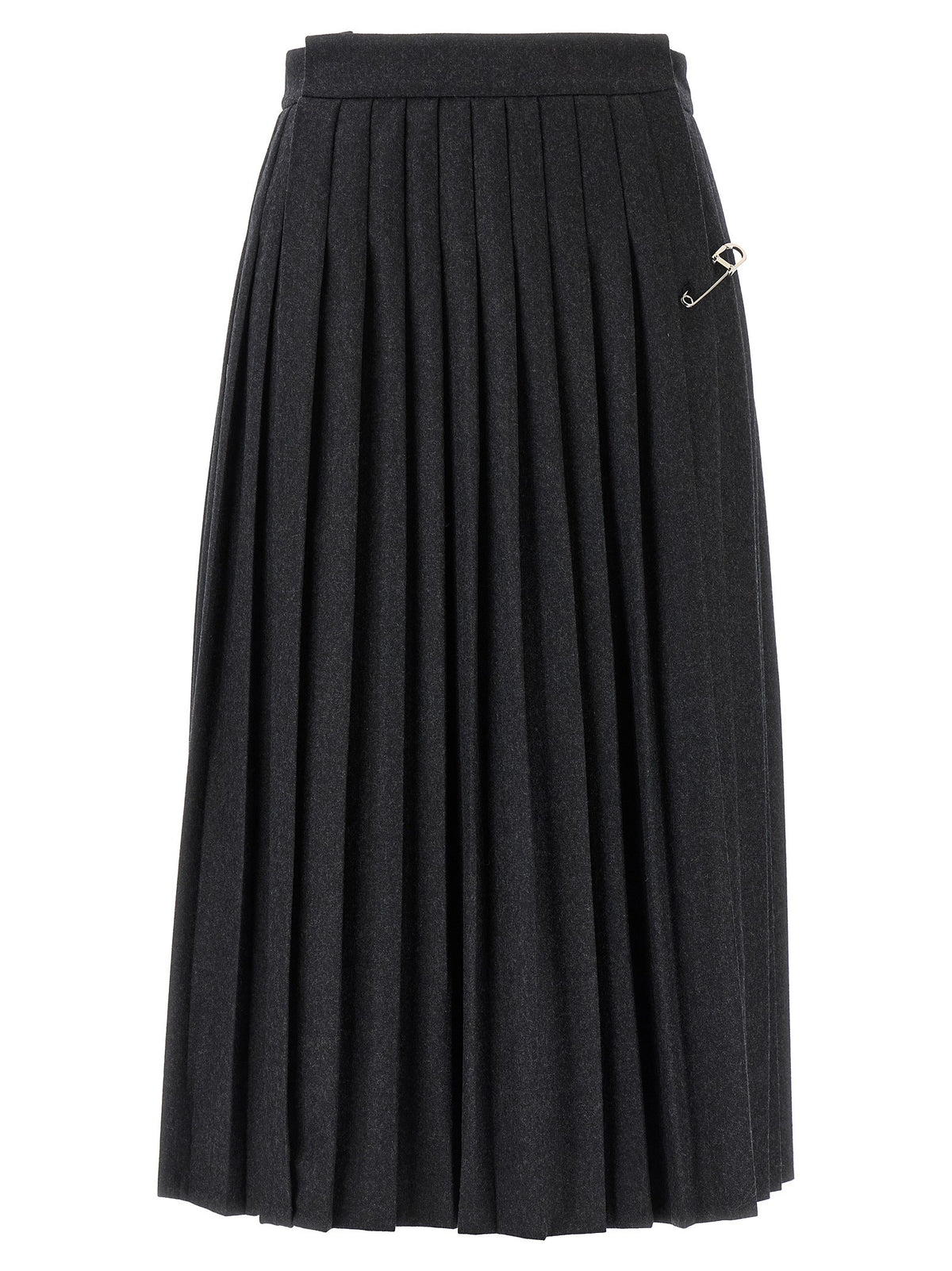 PRADA Pleated Skirt Grey