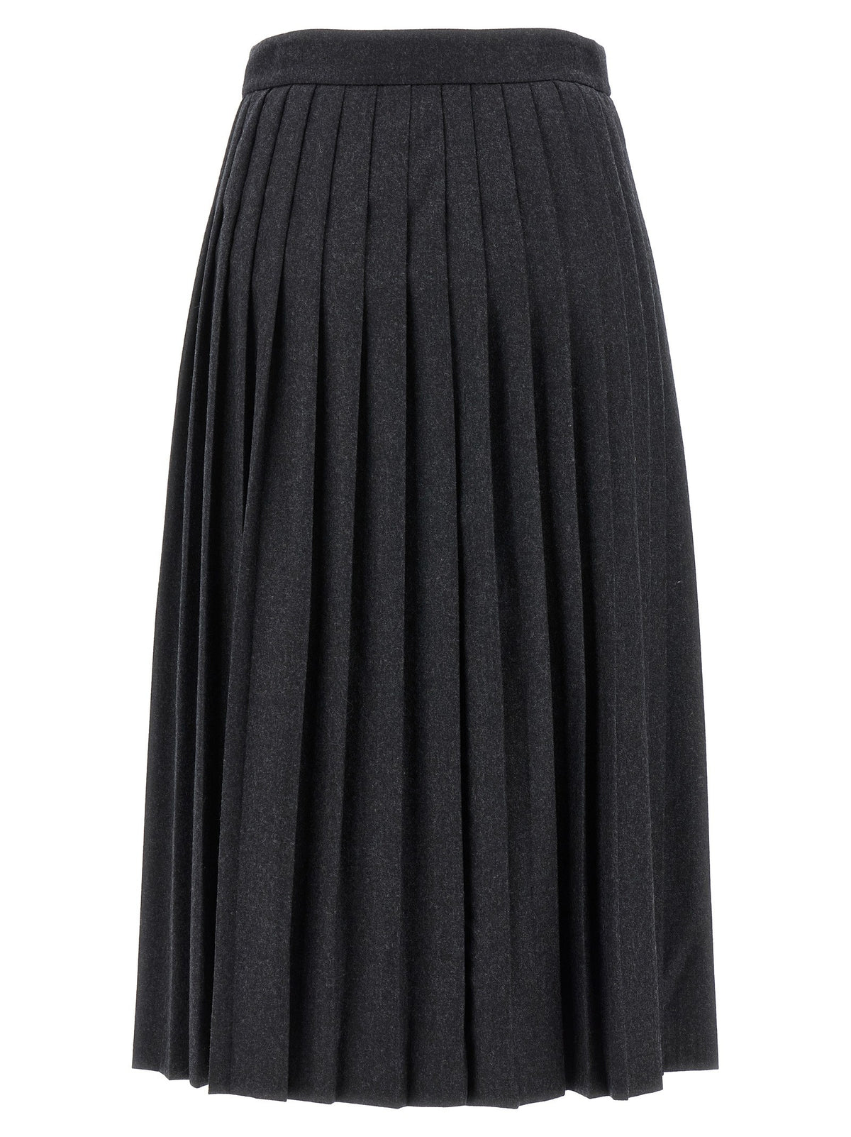 PRADA Pleated Skirt Grey