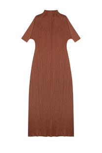 Pleats Please Issey Miyake Women's Abito Monthly Colors: March Brown