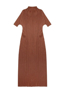 Pleats Please Issey Miyake Women's Abito Monthly Colors: March Brown