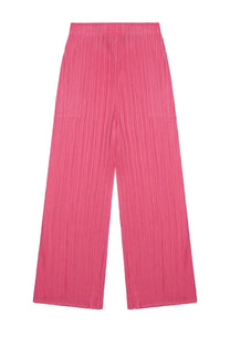 Pleats Please Issey Miyake Women's Pantalone Palazzo Monthly Colors: March Blue