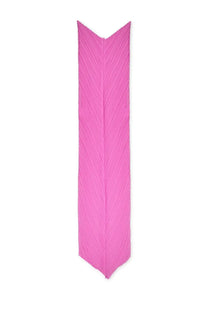 A vibrant pink pleated scarf with chevron pattern by pleats please issey miyake women’s sciarpa monthly january blue