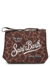 Mc2 Saint Barth Men's Pochette Aline Brown