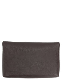 Saint Laurent Women's Pochette Envelope Cassandre Large Brown