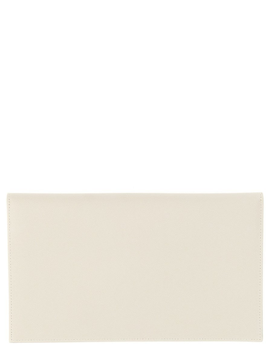 Saint Laurent Women's Pochette Uptown Small White