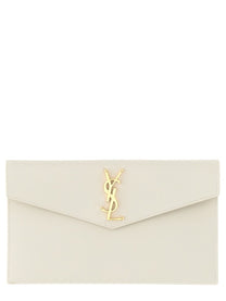 Saint Laurent Women's Pochette Uptown Small White
