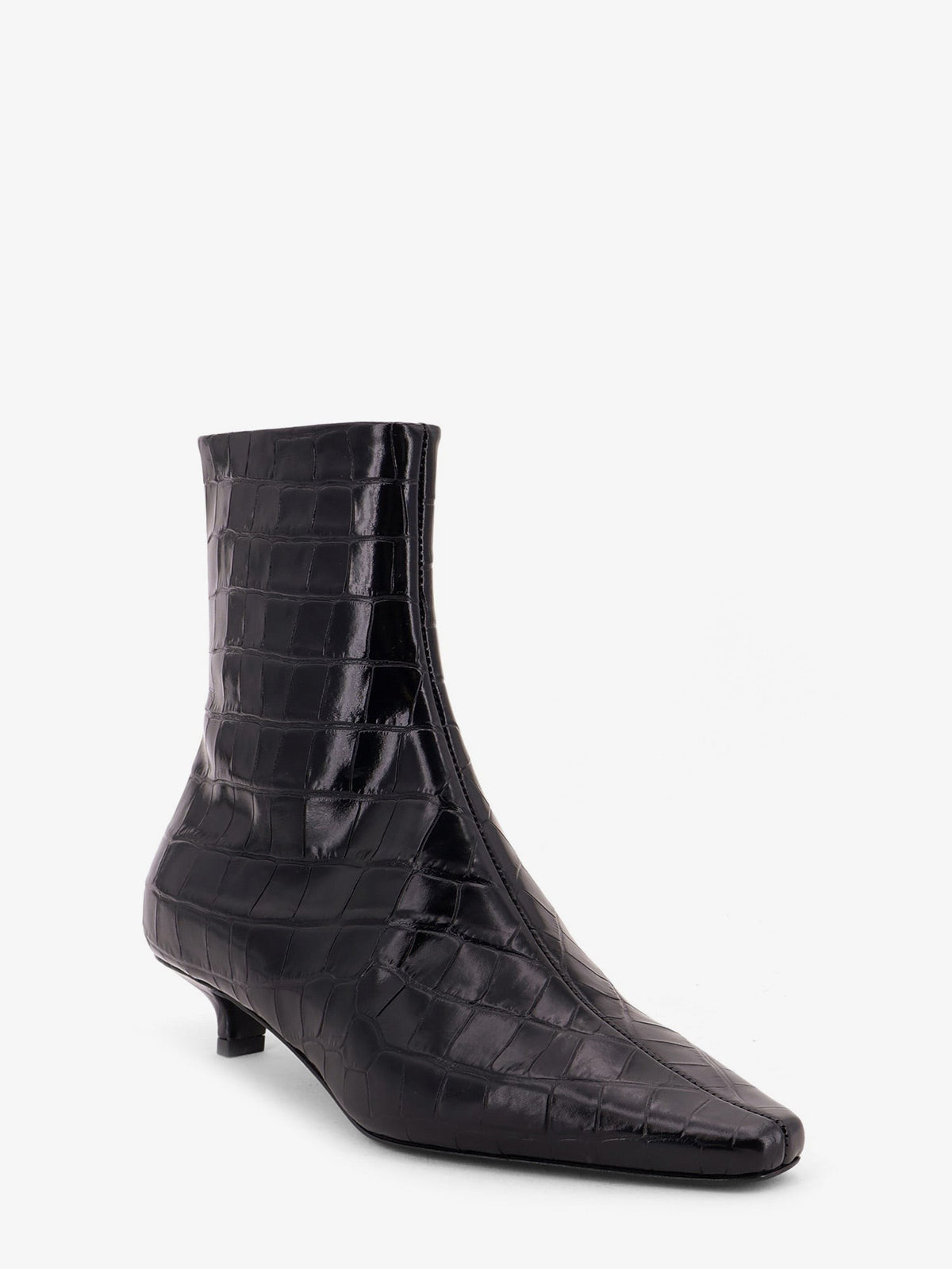 Toteme Women's Pointed Toe Ankle Boots Black, view 2