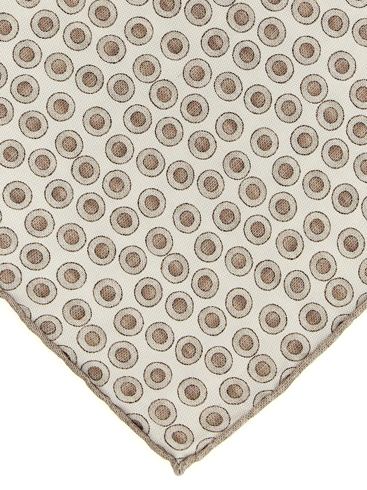 Brunello Cucinelli Polka Dot Pocket Clutch Bag Beige