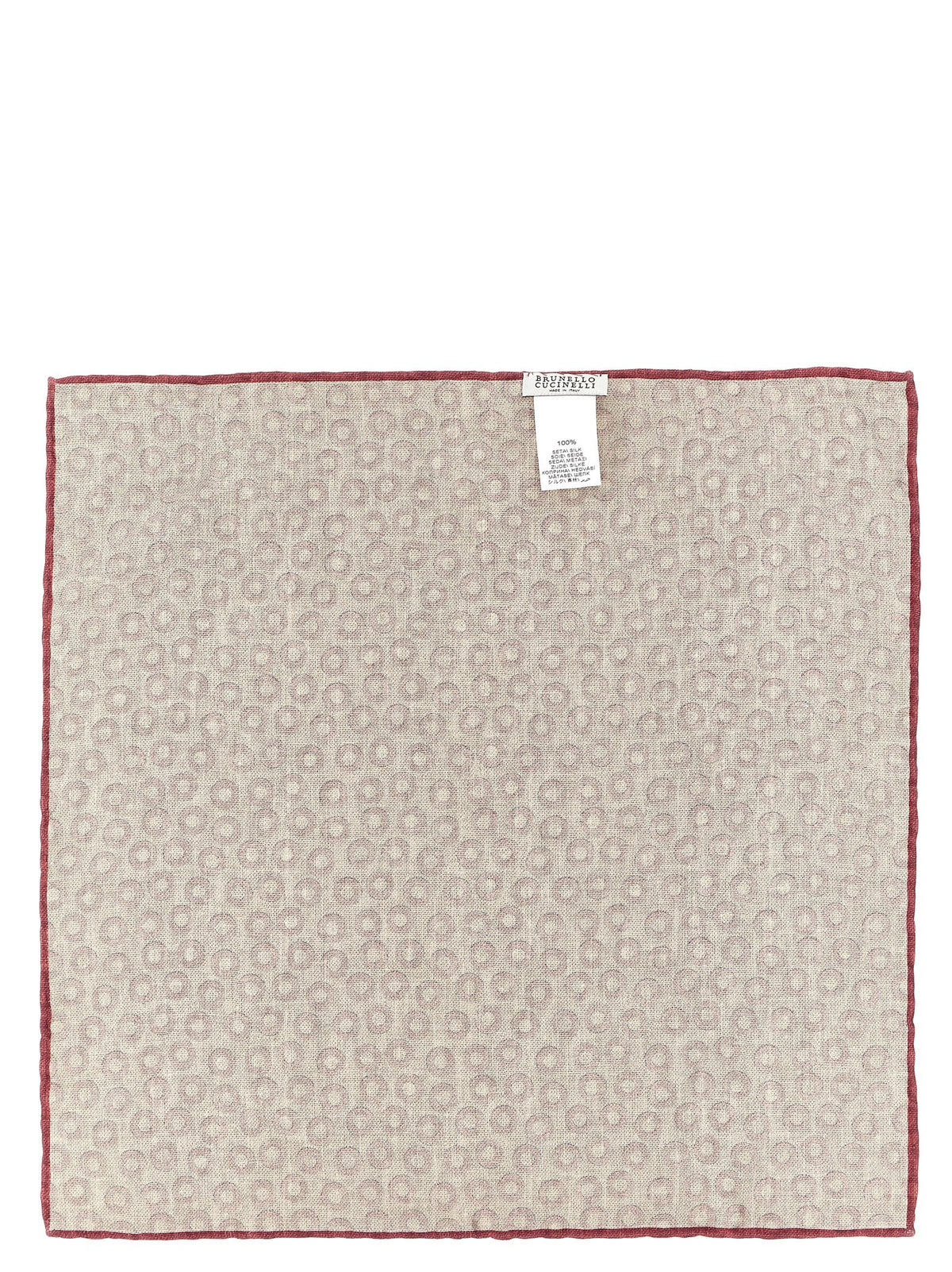Brunello Cucinelli Polka Dot Pocket Clutch Bag Gold