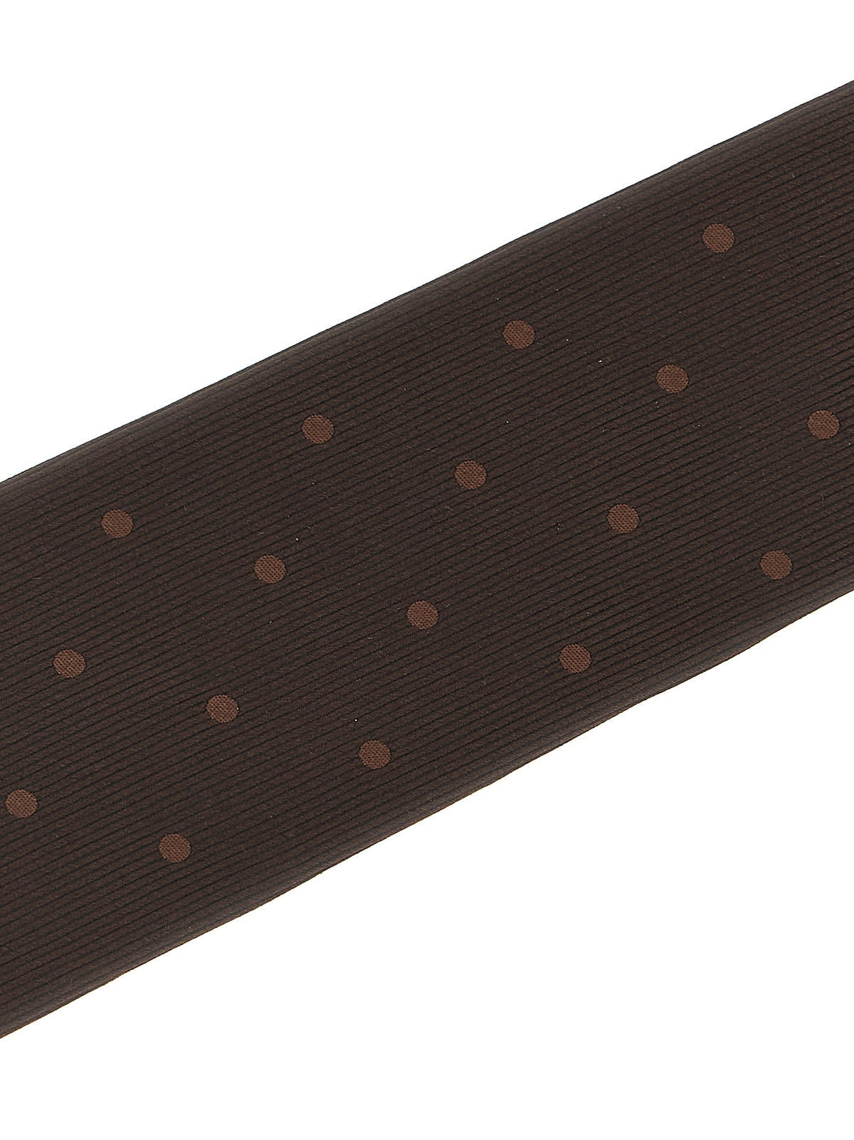 Tom Ford Polka Dot Silk Tie Brown
