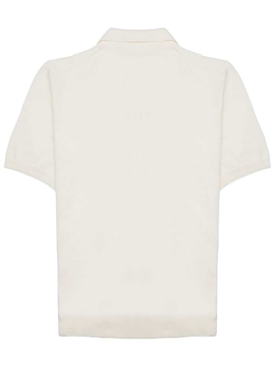 Luigi Gentile Men's Polo Capri Pink