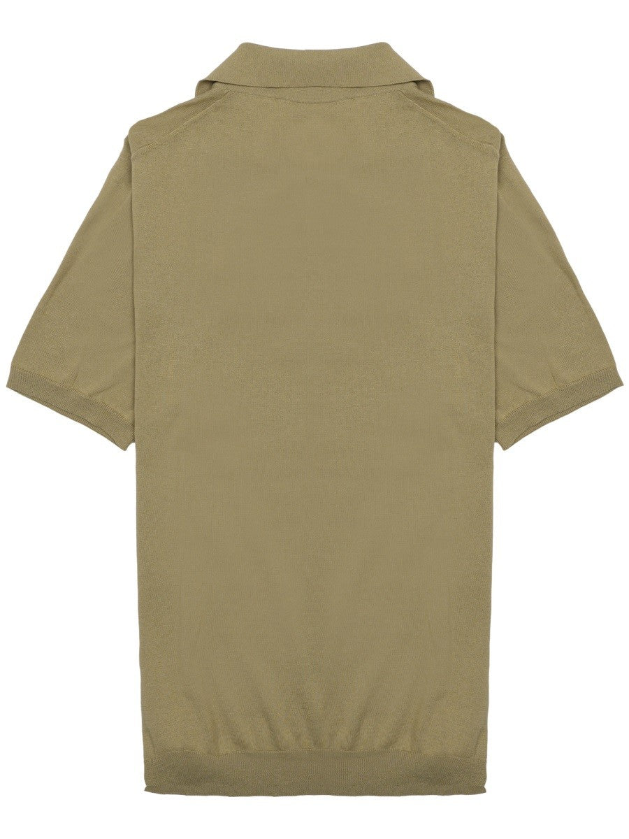 Luigi Gentile Men's Polo Capri Green