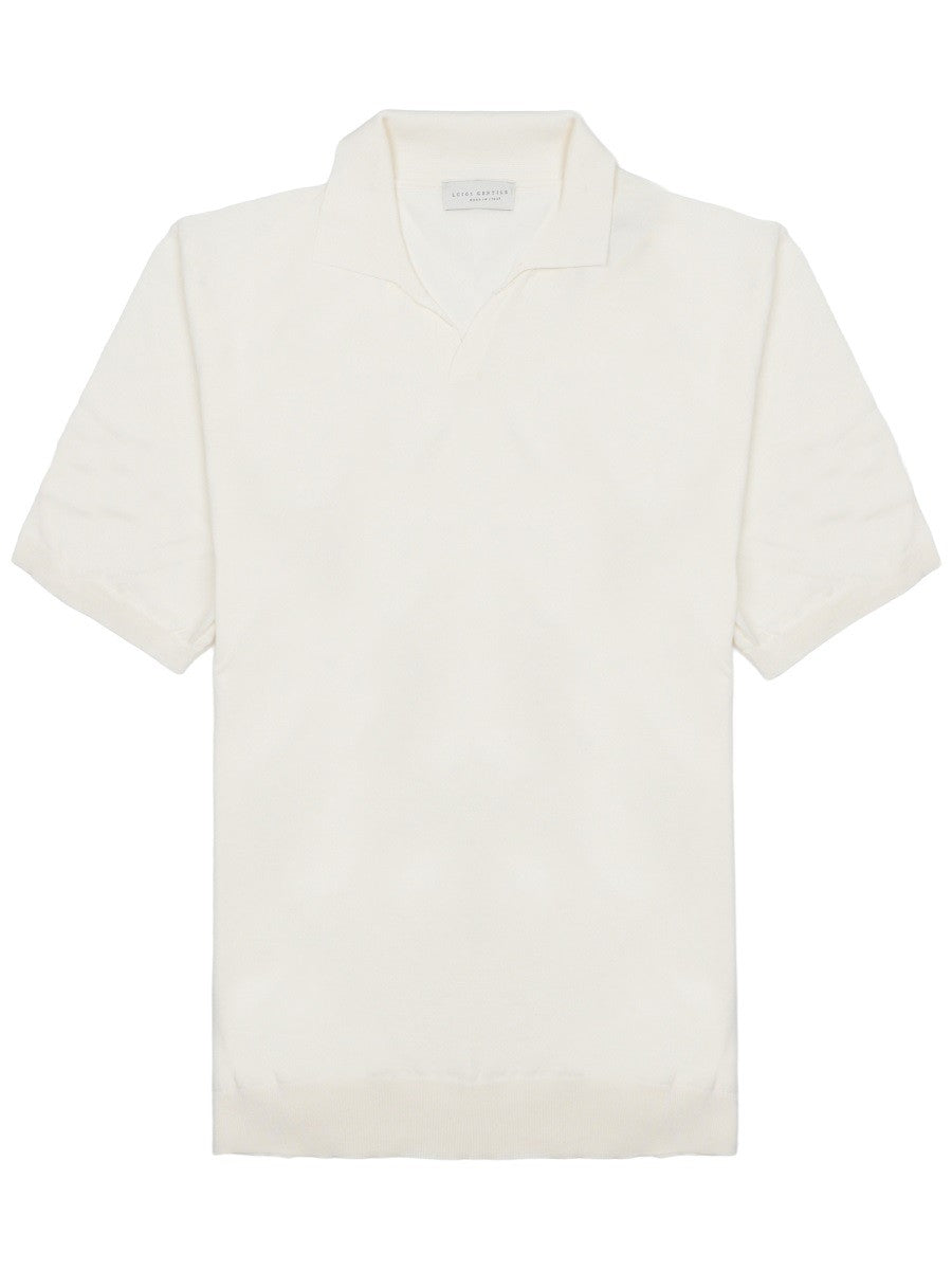 Luigi Gentile Men's Polo Capri Pink