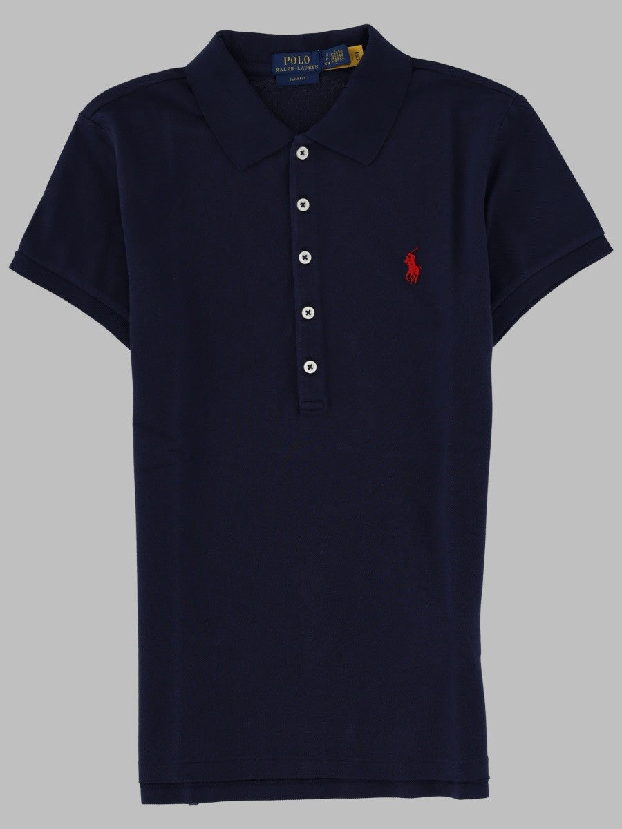 Polo Ralph Lauren Women's Polo Con Ricamato Blue