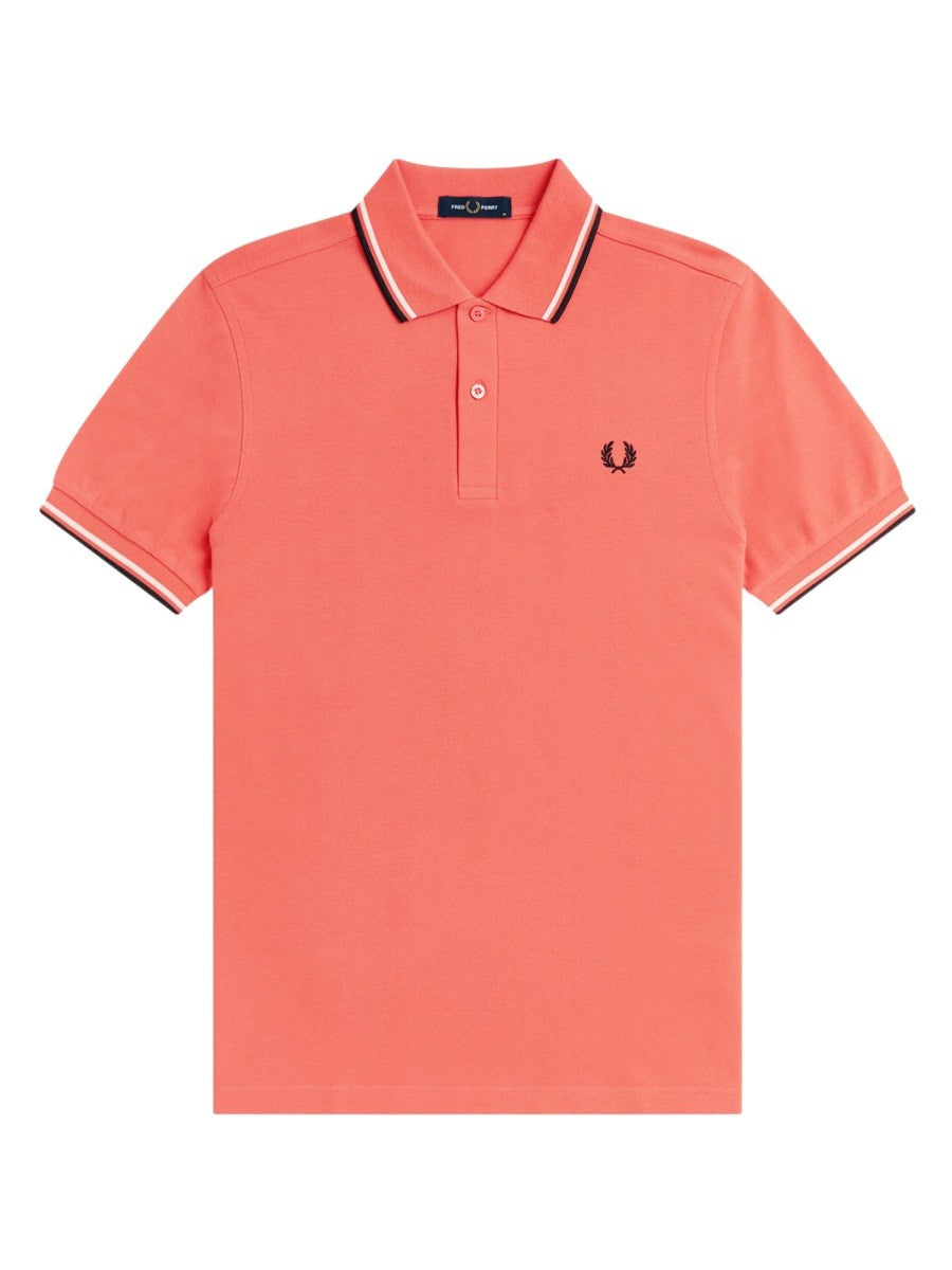Fred Perry Men's Polo Con Blue