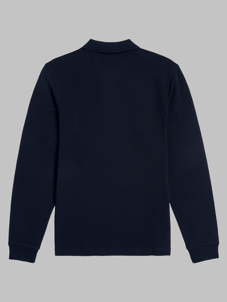 Fred Perry Men's Polo Con Blue