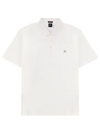 BOSS Men's Polo Con White