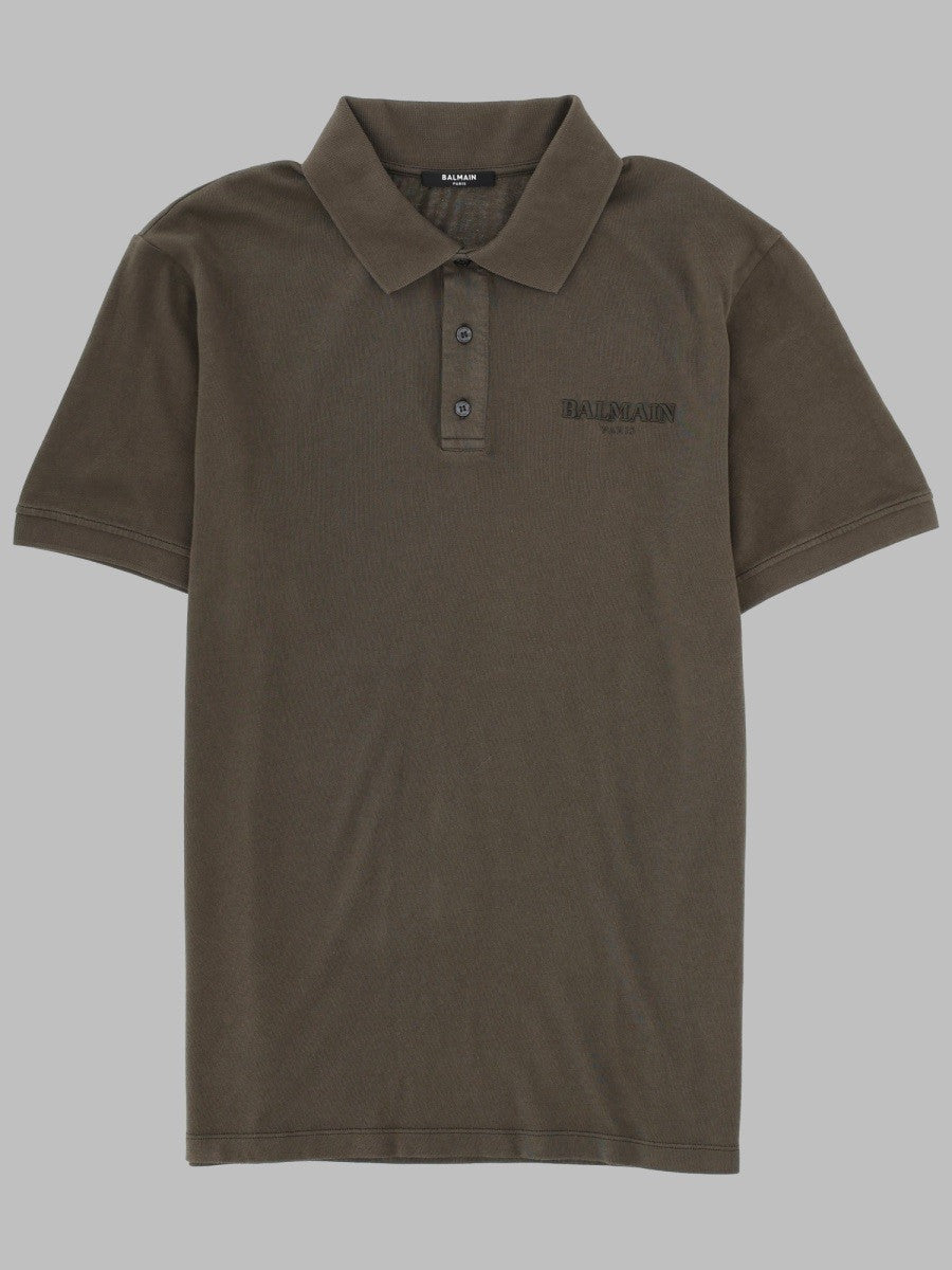 Balmain Men's Polo Con Green