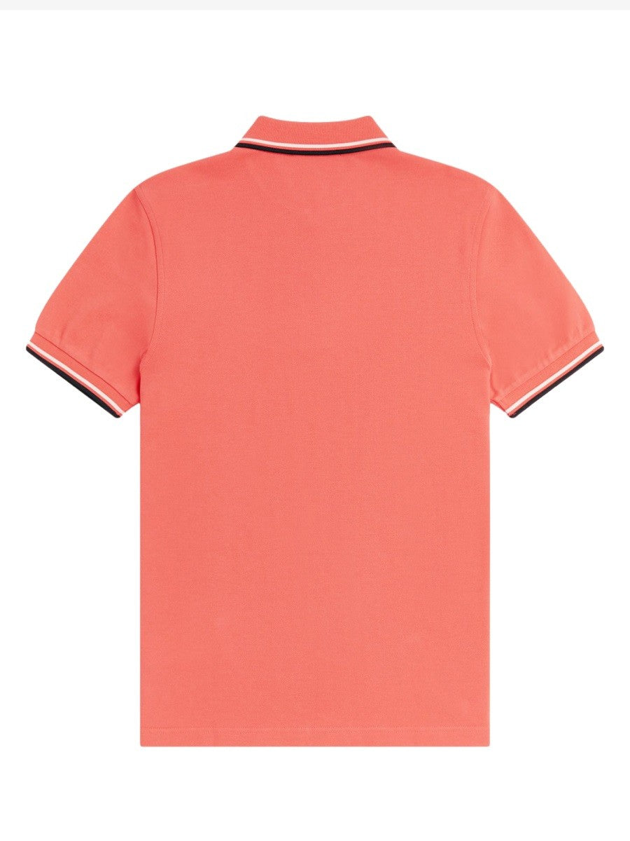 Fred Perry Men's Polo Con Blue