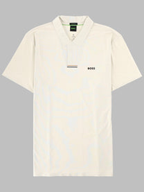BOSS Men's Polo Con White