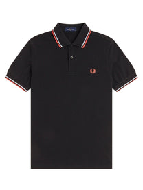 Fred Perry Men's Polo Con Black