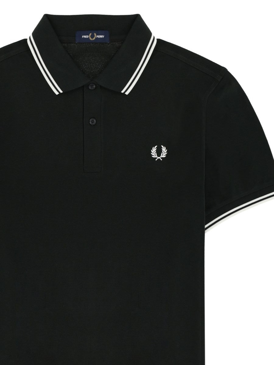 Fred Perry Men's Polo Black, view 3