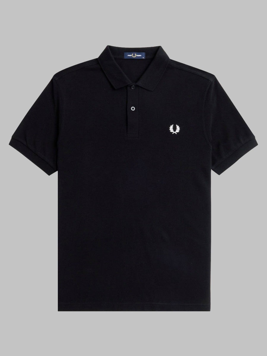 Fred Perry Men's Polo Con Black