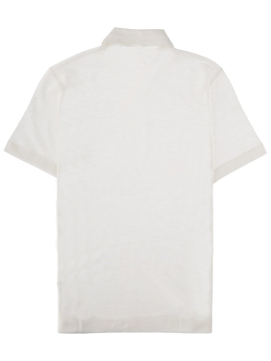 BOSS Men's Polo Press White