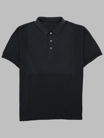 Maison Margiela Men's Polo in Cotone Black