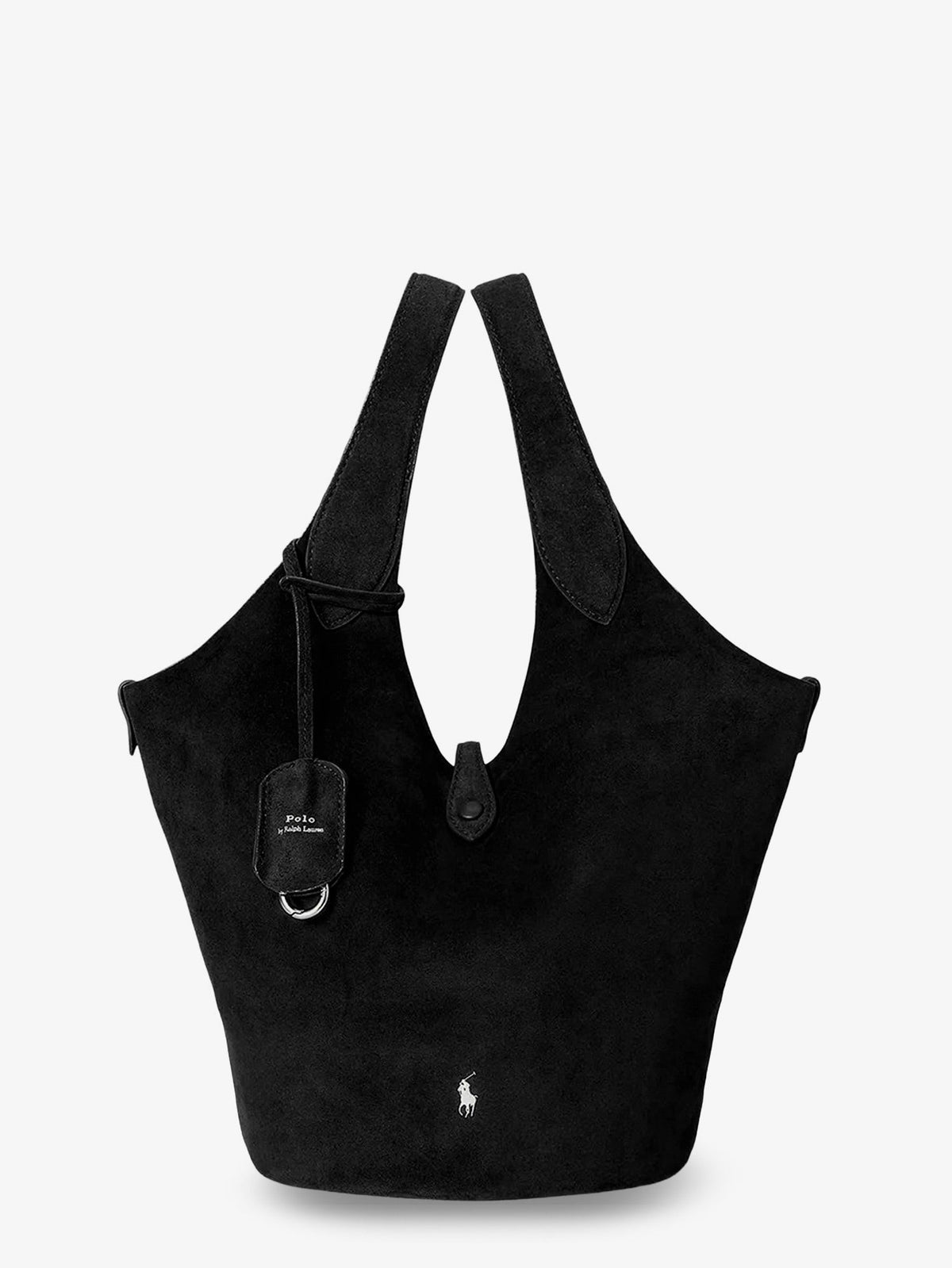 Polo Ralph Lauren Women's Polo Play Suede Tote Bag Black