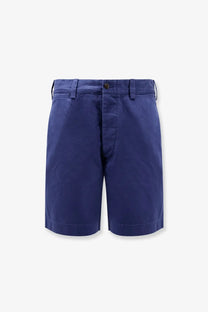 Polo ralph lauren men’s big fit navy blue cotton chino shorts with classic button closure and belt loops