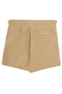 Polo Ralph Lauren men’s costume Monaco con beige utility shorts with buttoned flap pocket and adjustable side tabs