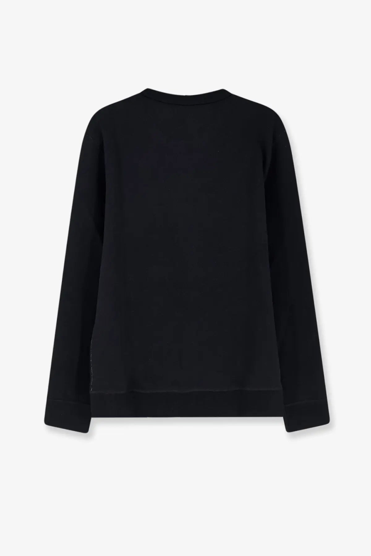 Black polo ralph lauren men’s long-sleeved cotton blend sweatshirt with smooth soft fabric finish