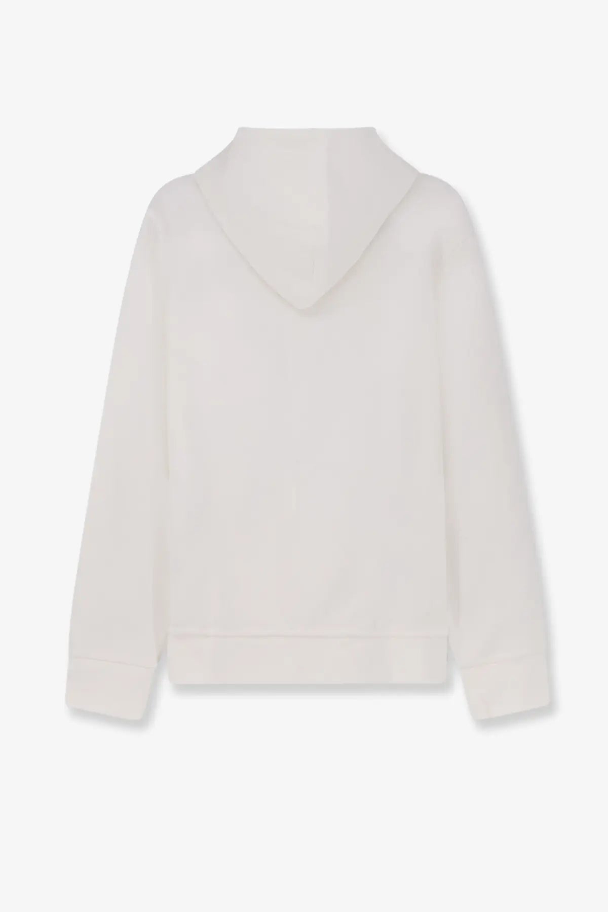 Off-white polo ralph lauren men’s cotton blend hooded sweatshirt with soft textured fabric ribbed cuffs and hem