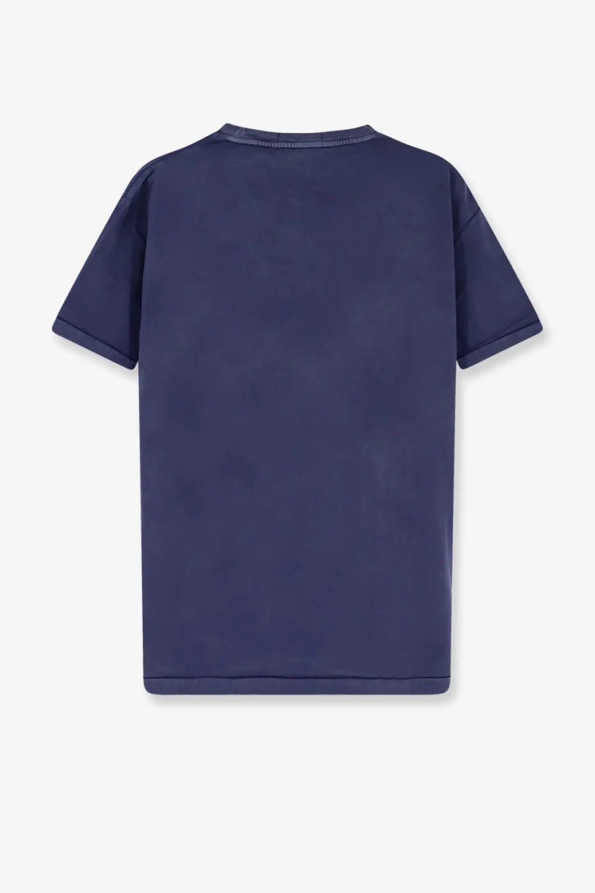 Navy blue short-sleeved cotton t-shirt with crew neck and minimalist design from Polo Ralph Lauren men’s collection