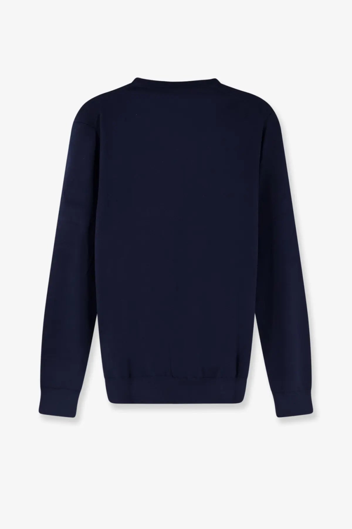 Navy blue cotton crewneck sweatshirt for men by Polo Ralph Lauren featuring a classic sweater design