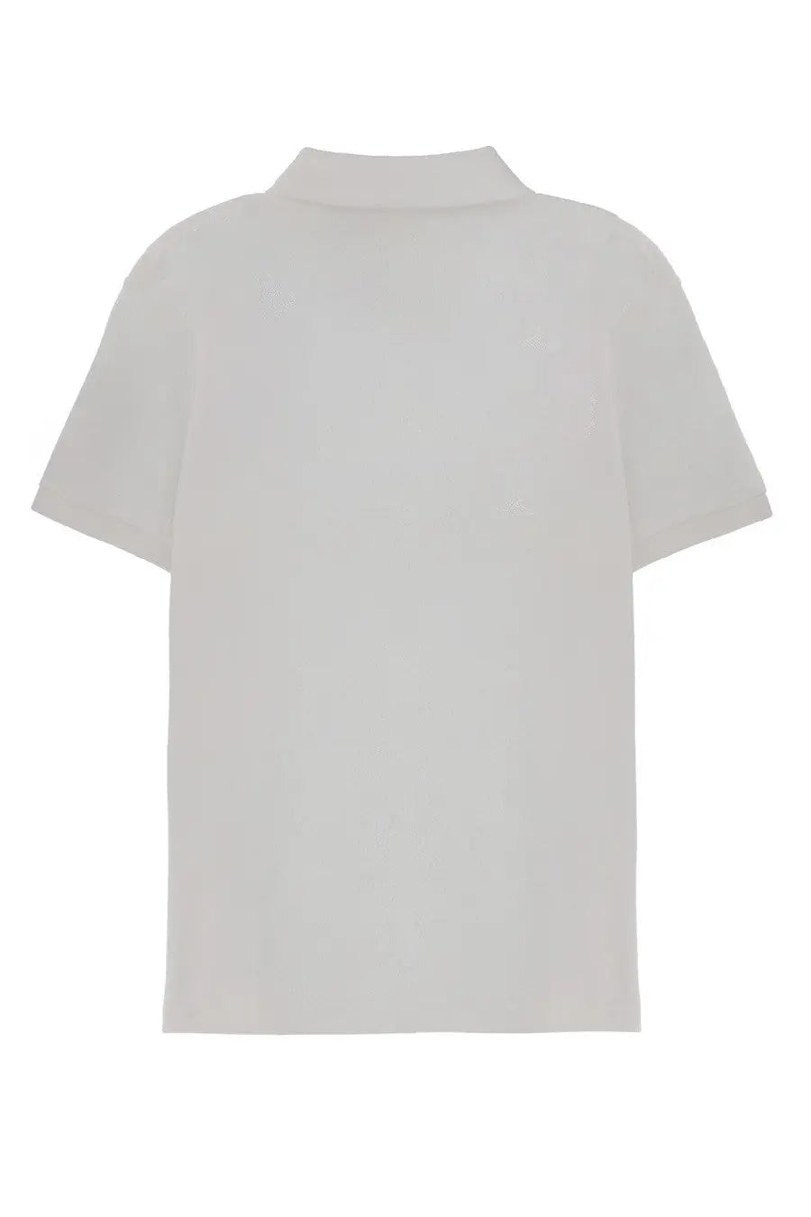 Polo ralph lauren men’s white polo shirt with classic collar short sleeves made from smooth cotton fabric
