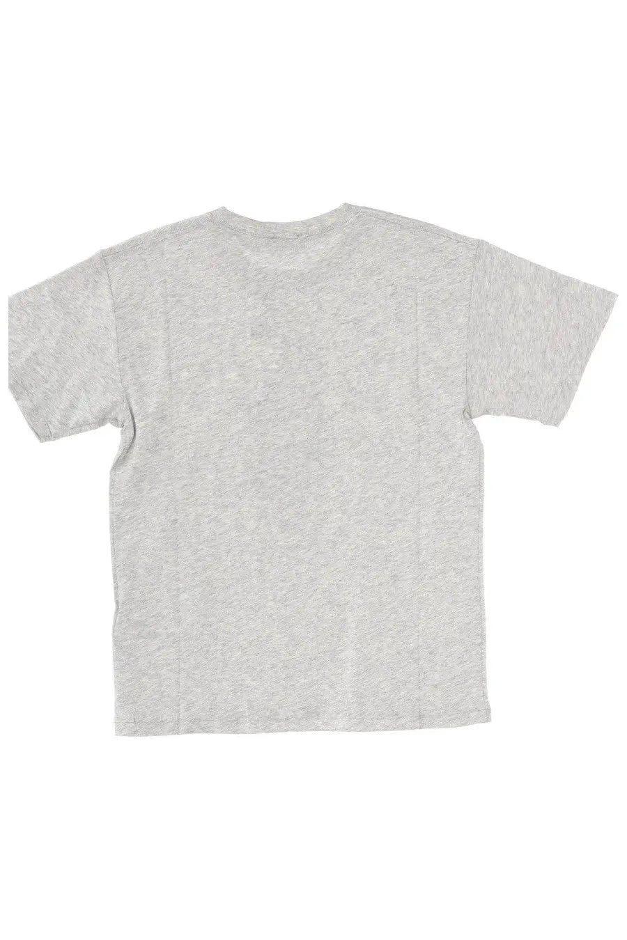 A heather gray short-sleeved crew neck polo ralph lauren women’s polo bear shirt in soft cotton material