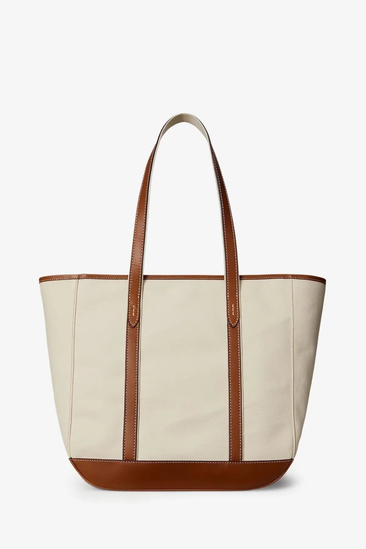 Polo Ralph Lauren Women's Canvas Shopping Bag White