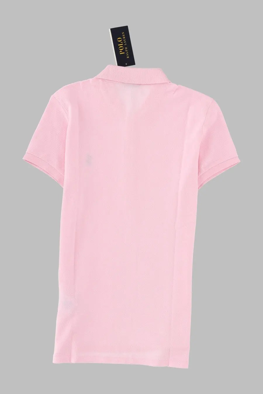 Pink ralph lauren polo shirt with classic collar and short sleeves in cotton for women by Polo Ralph Lauren