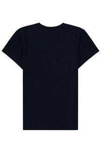 Black short-sleeved crew neck t-shirt made of soft cotton for casual wear by polo ralph lauren women’s shirt blue