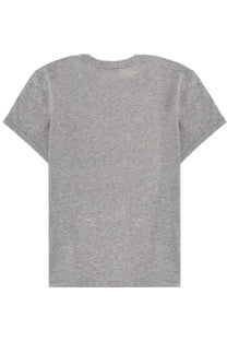 Polo Ralph Lauren women’s gray heathered cotton t-shirt with crew neck and short sleeves