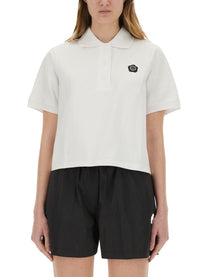 Kenzo Women's Polo Shirt Boke Flower White