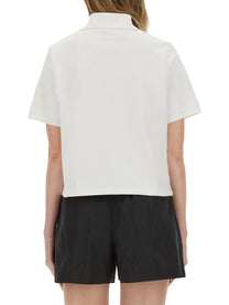 Kenzo Women's Polo Shirt Boke Flower White