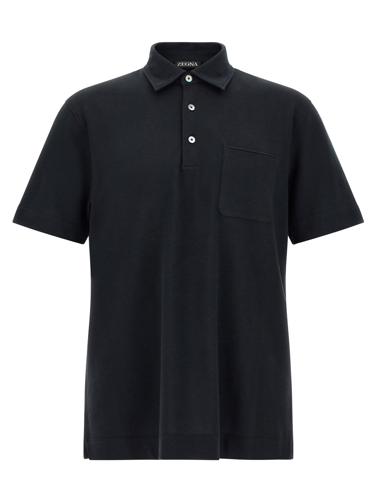 Zegna Polo Shirt Blue